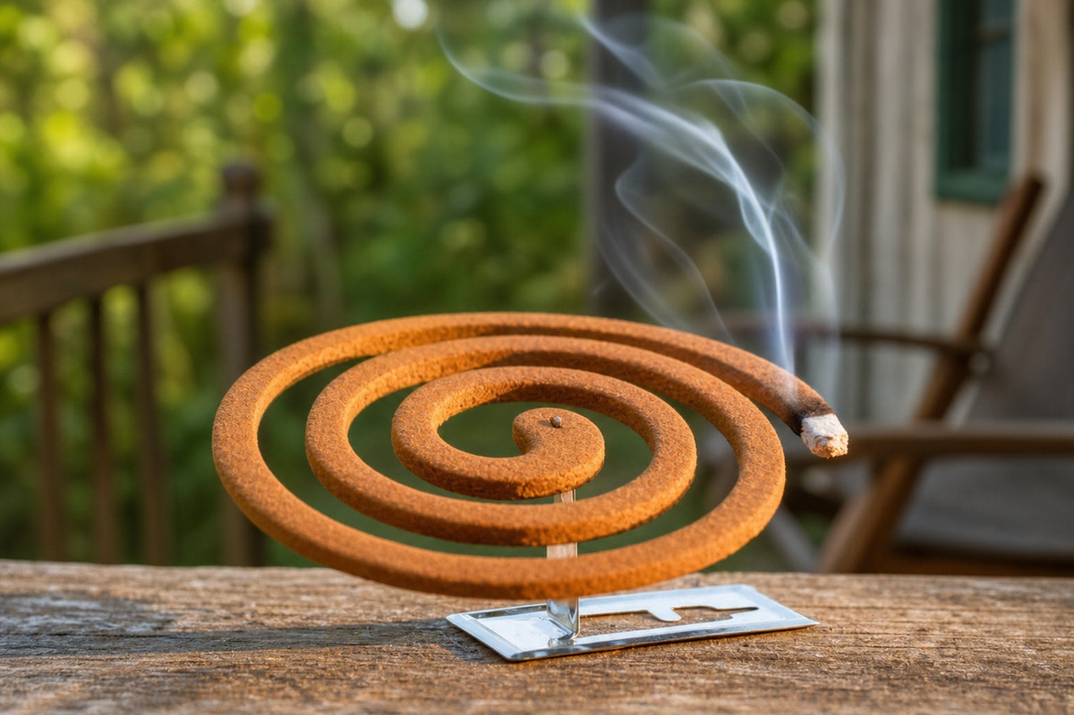 50pcs Hand-made Sandalwood Coil Incense-8-Hour Natural Aromatherapy Mosquito Repellent for Home & Outdoor Use